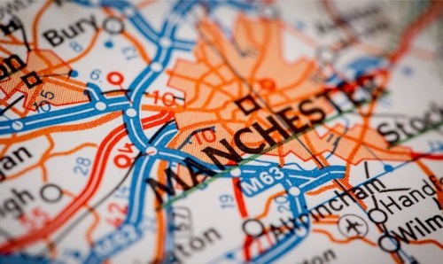 Map of Greater Manchester