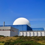 The reactor dome of the nuclear power station at Sizewell in the UK